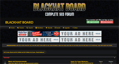 Desktop Screenshot of blackhatboard.com