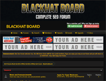 Tablet Screenshot of blackhatboard.com